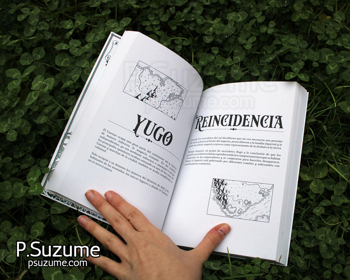 Editorial layout for "Guía de viajes fantásticos"