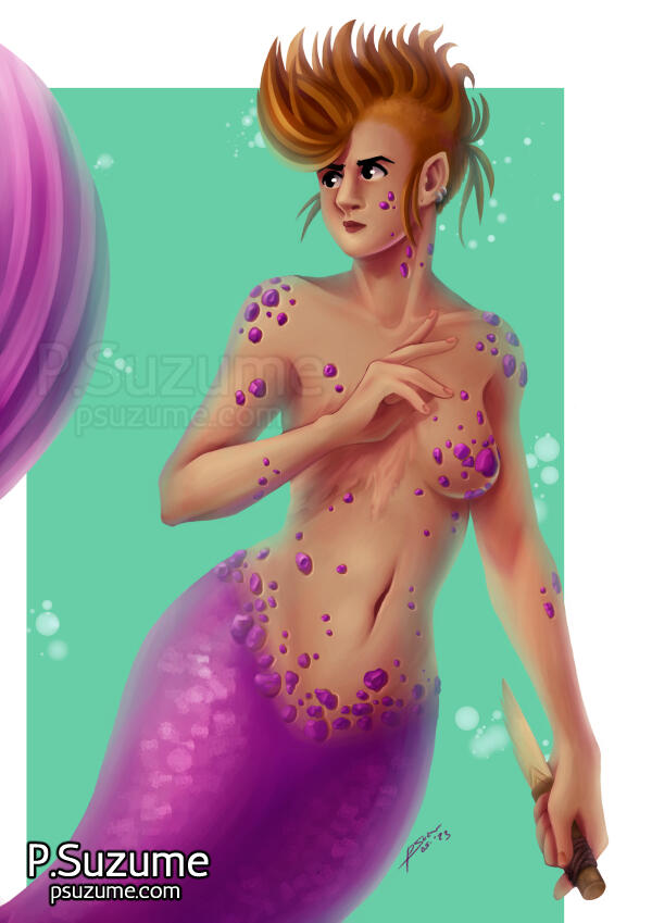 Warrior mermaid