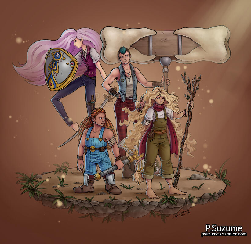 Adventurers character design