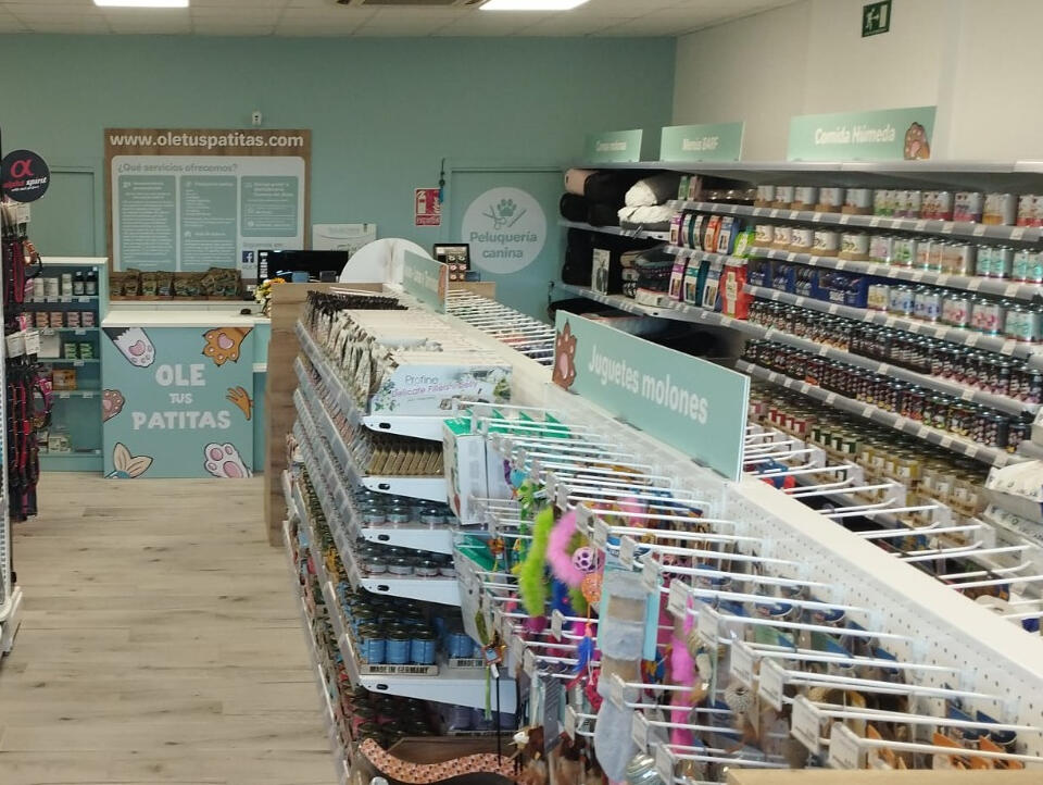 Interior de la tienda