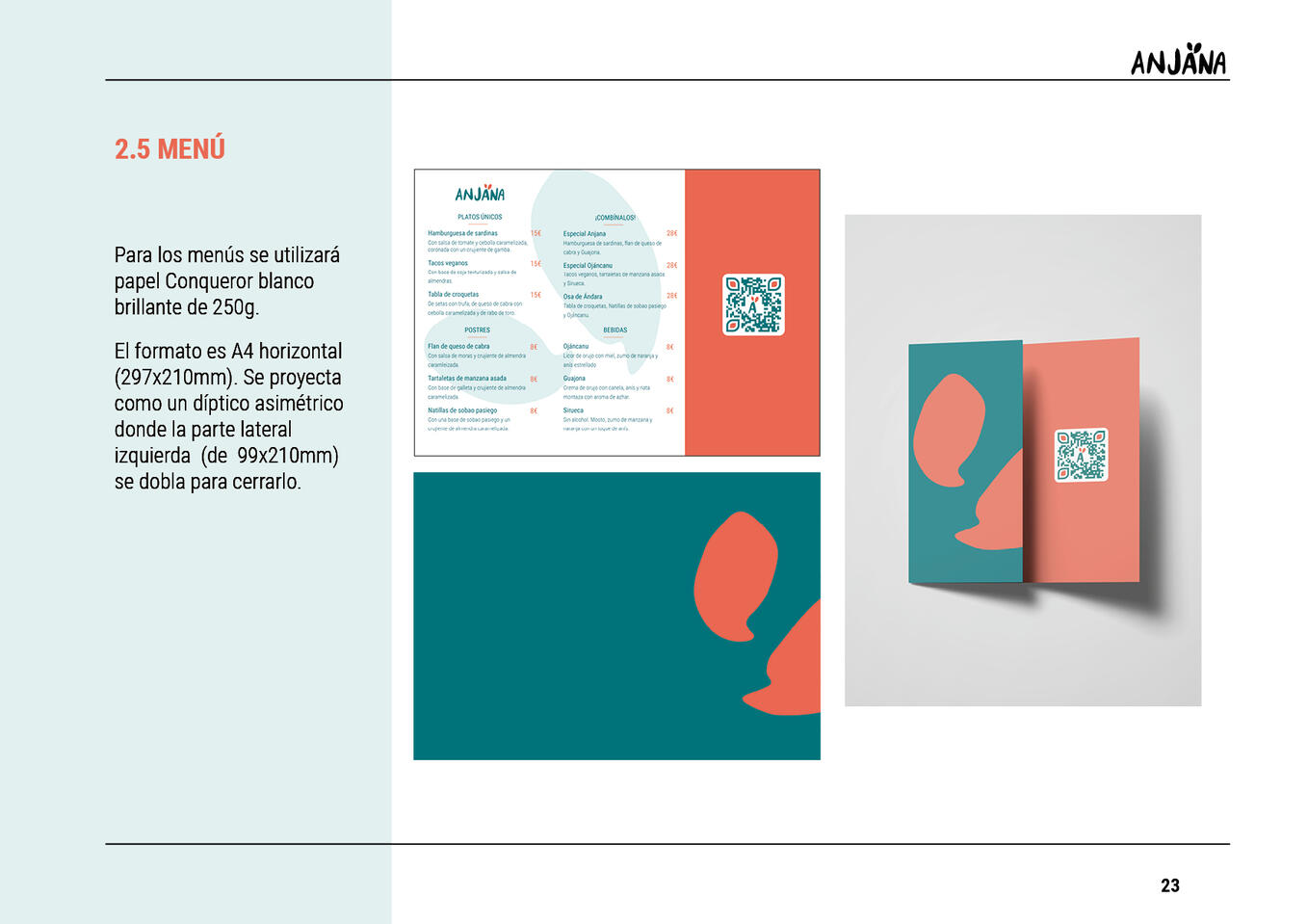 Papelería - Menú