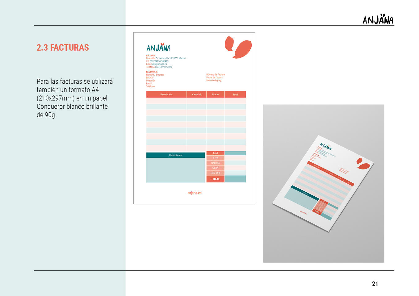 Papelería - Factura