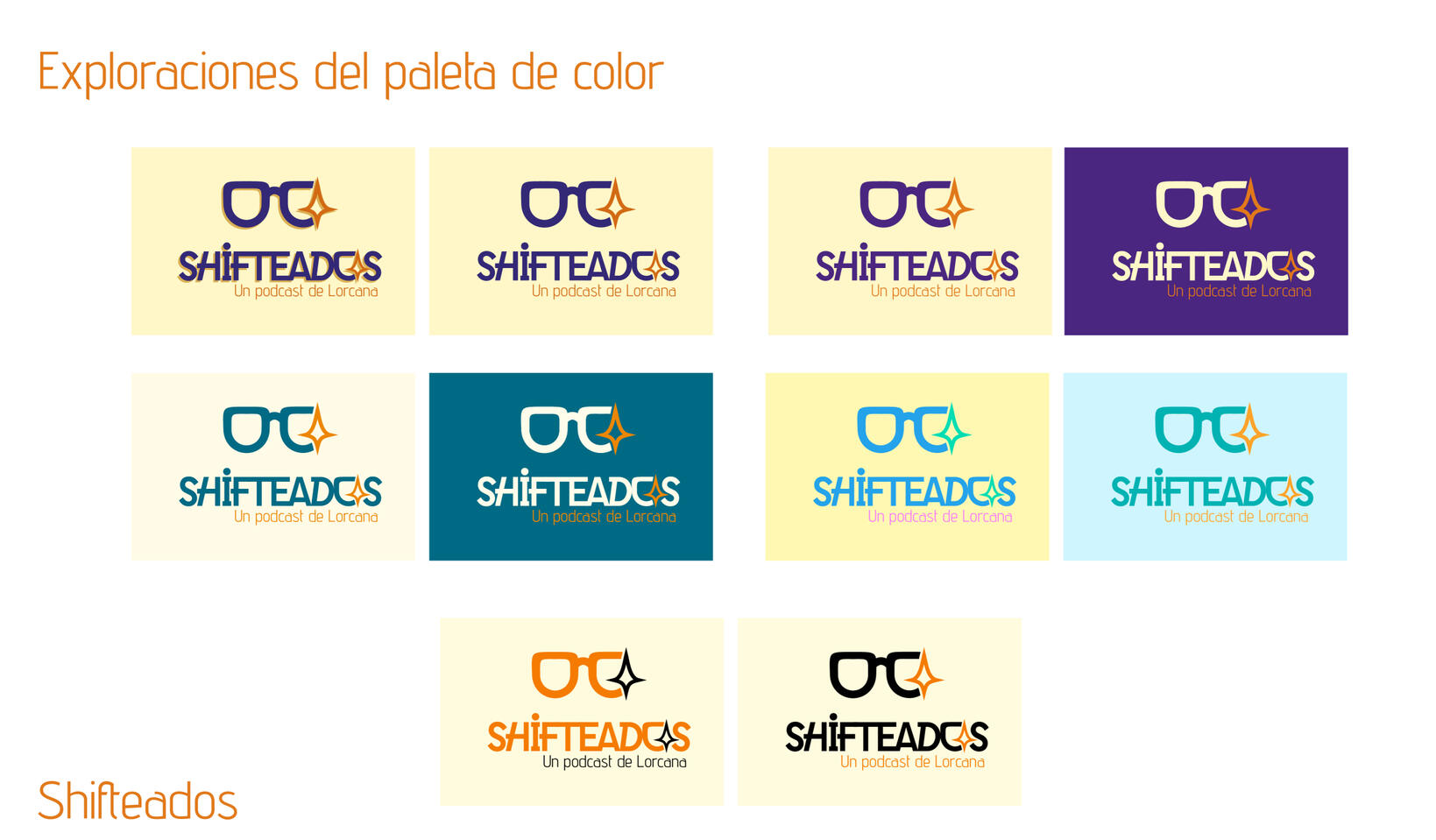 Shifteados color explorations
