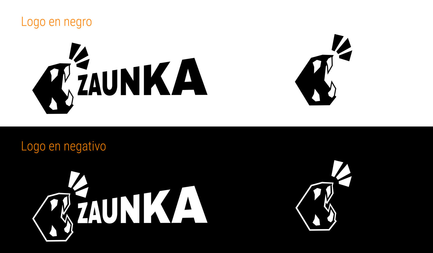 Black and white logo