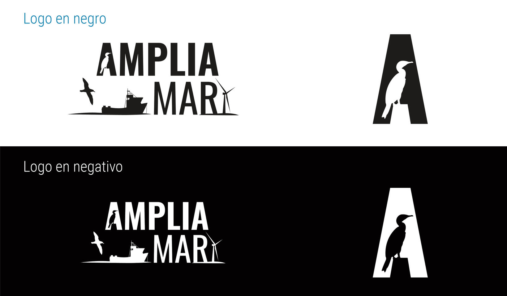 Black and white logo