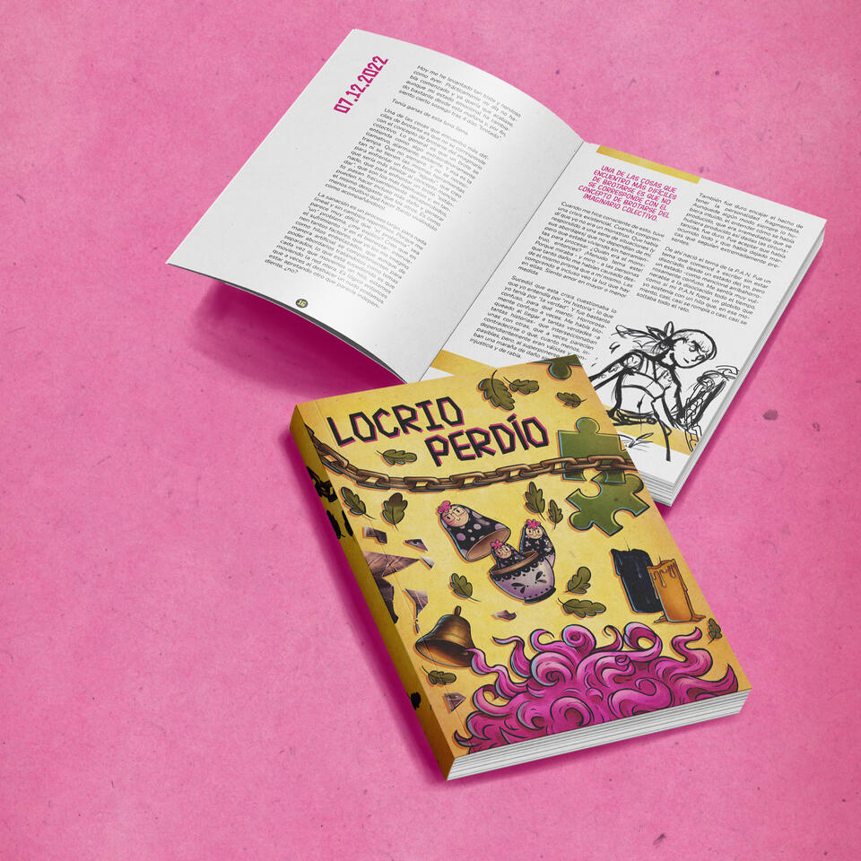 Locrio perdío cover and pages