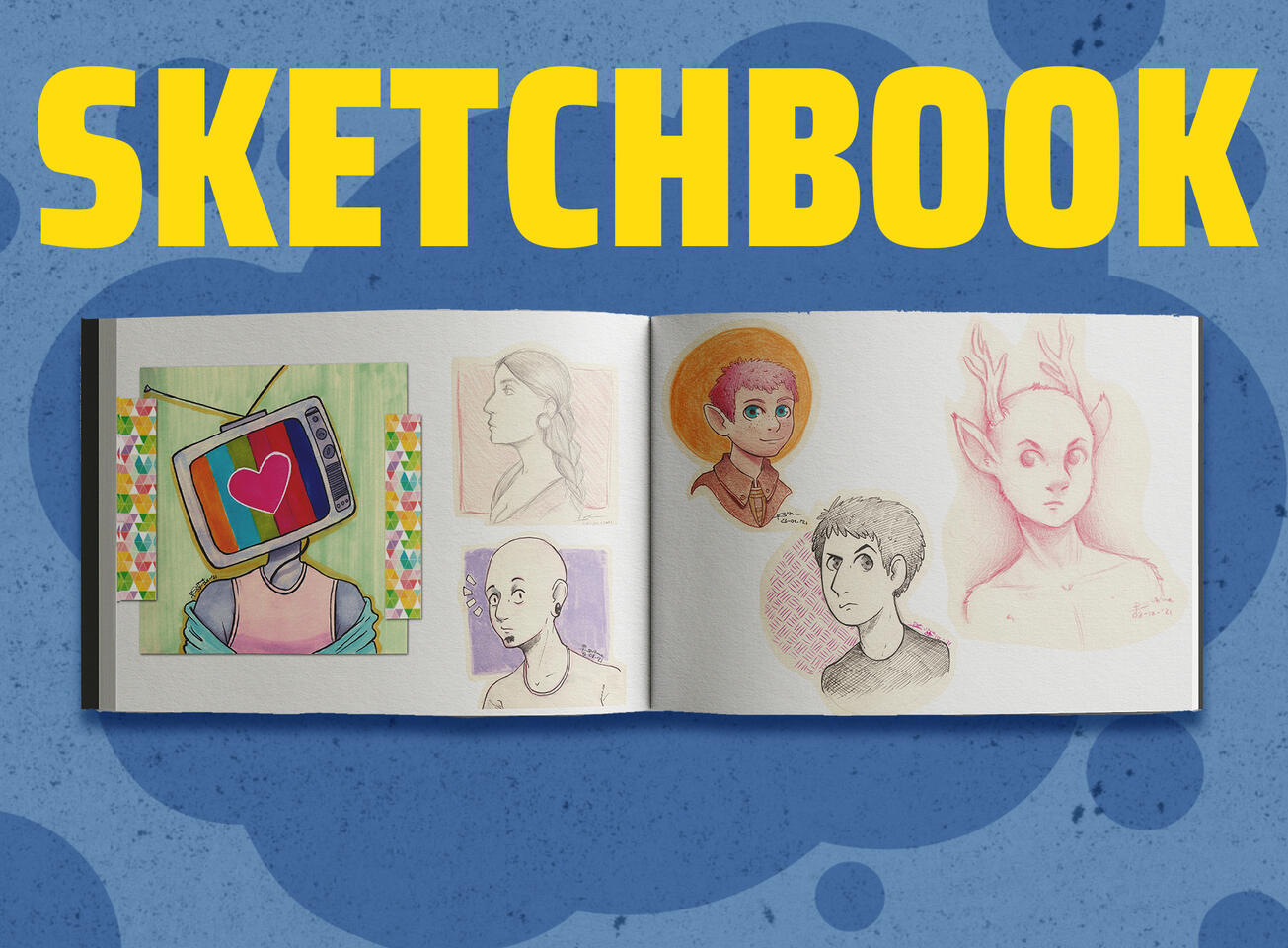 sketchbook pages