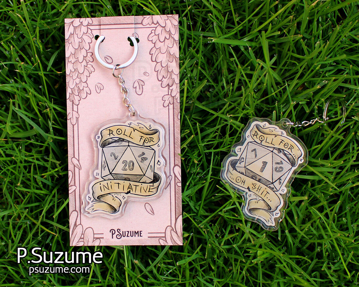 D20 keychain