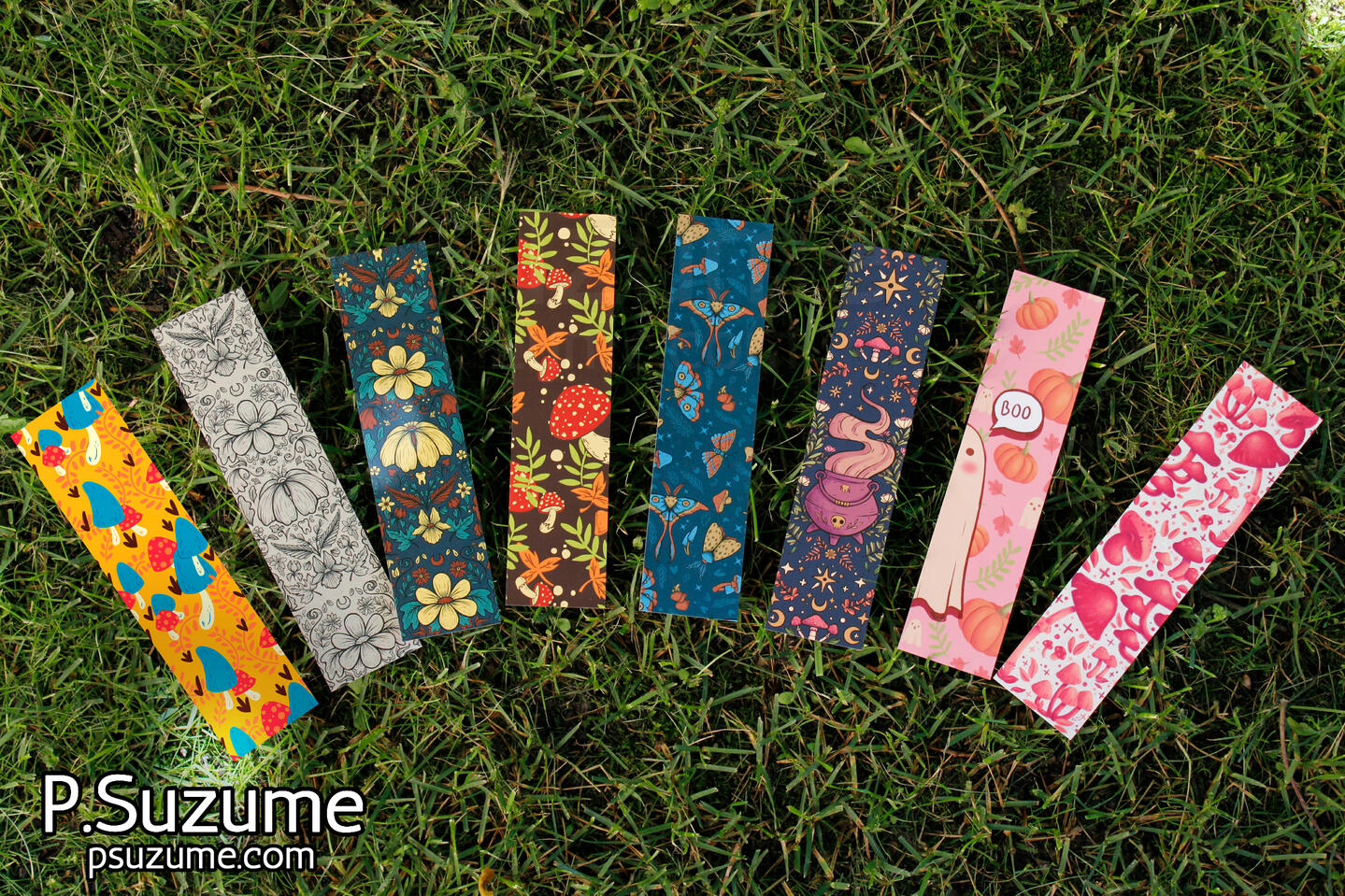 Illustrated bookmarks