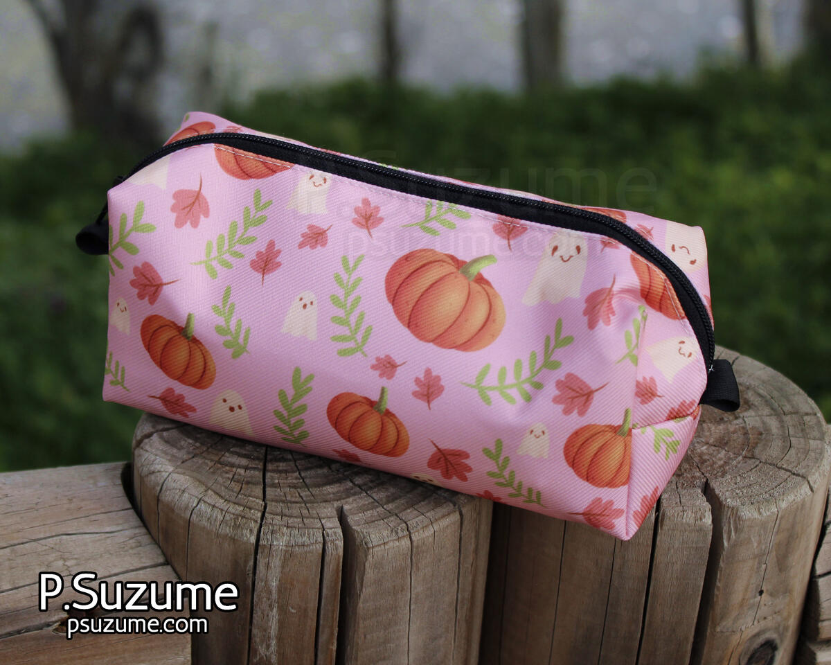 Pumpkins pattern penncil case